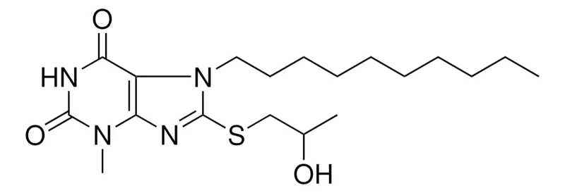 Sigma-Aldrich 7-DECYL-8-(2-HYDROXY-PROPYLSULFANYL)-3-METHYL-3,7-DIHYDRO-PURINE-2,6-DIONE，AldrichCPR