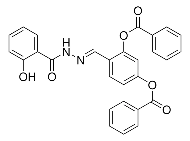 Sigma-Aldrich 5-(BENZOYLOXY)-2-(2-(2-HYDROXYBENZOYL)CARBOHYDRAZONOYL)PHENYL BENZOATE,AldrichCPR