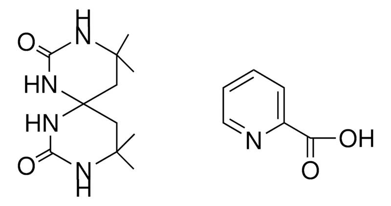 Sigma-Aldrich TETRAMETHYL-TETRAAZA-SPIRO(5.5)UNDECANE-2,8-DIONE, PYRIDINE-2-CARBOXYLIC ACID,AldrichCPR