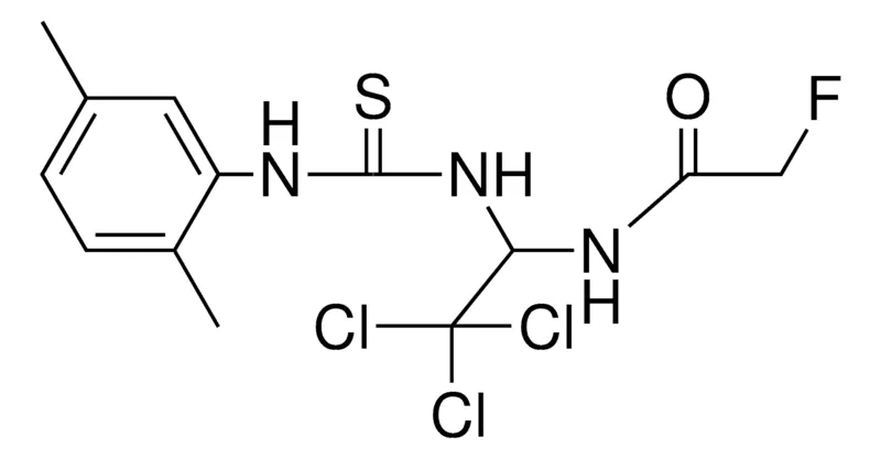 Sigma-Aldrich 2-F-N-(2,2,2-TRICHLORO-1-(3-(2,5-DIMETHYL-PHENYL)-THIOUREIDO)-ETHYL)-ACETAMIDE,AldrichCPR