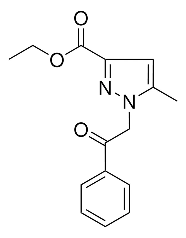 Sigma-Aldrich ETHYL 5-METHYL-1-(2-OXO-2-PHENYLETHYL)-1H-PYRAZOLE-3-CARBOXYLATE,AldrichCPR
