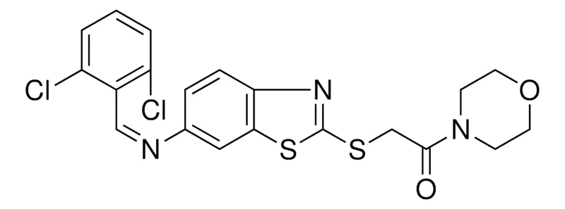 Sigma-Aldrich N-[(Z)-(2,6-DICHLOROPHENYL)METHYLIDENE]-2-{[2-(4-MORPHOLINYL)-2-OXOETHYL]SULFANYL}-1,3-BENZOTHIAZOL-6-AMINE，AldrichCPR