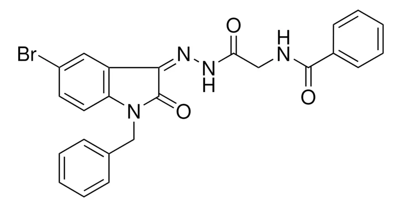 Sigma-Aldrich N-(1-BENZYL-5-BR-2-OXO-2H-INDOL-3-YLIDENE-HYDRAZINOCARBONYLMETHYL)-BENZAMIDE，AldrichCPR