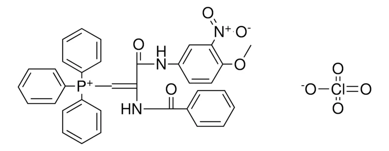 Sigma-Aldrich (BENZOYLAMINO-(MEO-NITRO-PHENYLCARBAMOYL)-VINYL)-TRI-PH-PHOSPHONIUM, PERCHLORATE,AldrichCPR