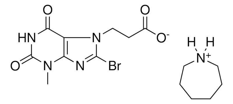 Sigma-Aldrich AZEPANIUM, 3-(8-BR-3-METHYL-2,6-DIOXO-1,2,3,6-TETRAHYDRO-PURIN-7-YL)-PROPIONATE,AldrichCPR