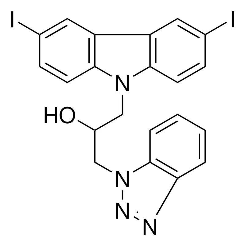Sigma-Aldrich 1-(1H-1,2,3-BENZOTRIAZOL-1-YL)-3-(3,6-DIIODO-9H-CARBAZOL-9-YL)-2-PROPANOL,AldrichCPR