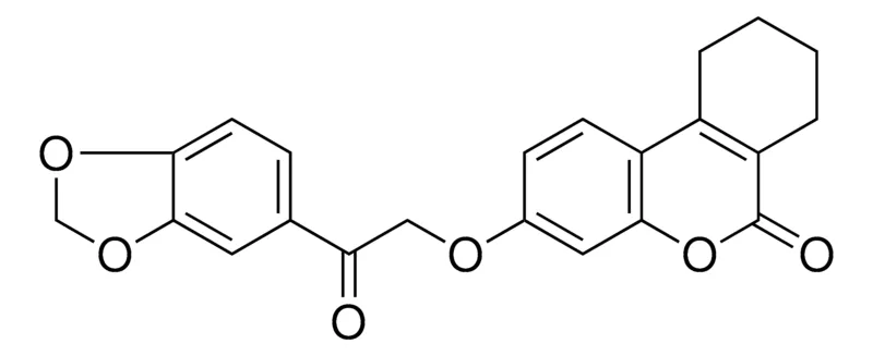 Sigma-Aldrich 3-(2-BENZO(1,3)DIOXOL-5-YL-2-OXO-ETHOXY)-7,8,9,10-4H-BENZO(C)CHROMEN-6-ONE,AldrichCPR