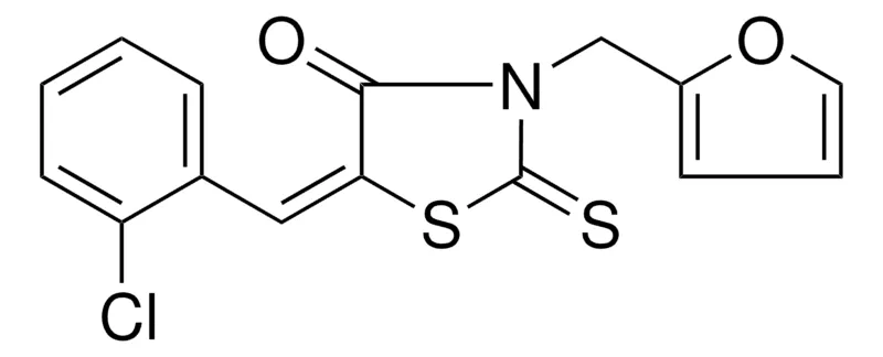 Sigma-Aldrich 5-(2-CHLORO-BENZYLIDENE)-3-FURAN-2-YLMETHYL-2-THIOXO-THIAZOLIDIN-4-ONE,AldrichCPR