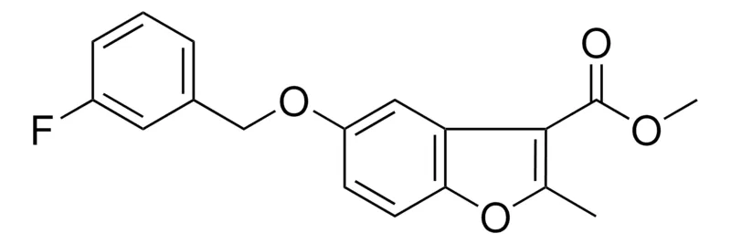 Sigma-Aldrich METHYL 5-((3-FLUOROBENZYL)OXY)-2-METHYL-1-BENZOFURAN-3-CARBOXYLATE,AldrichCPR