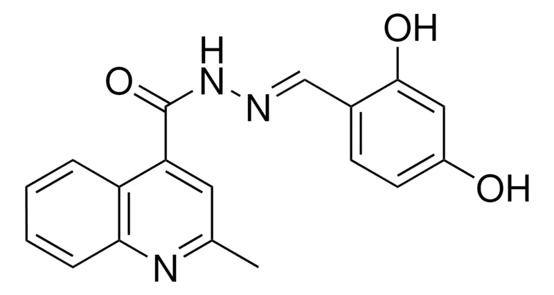 Sigma-Aldrich 2-METHYL-QUINOLINE-4-CARBOXYLIC ACID (2,4-DIHYDROXY-BENZYLIDENE)-HYDRAZIDE,AldrichCPR