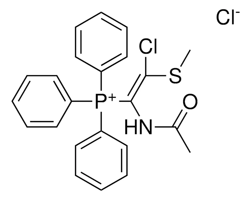 Sigma-Aldrich (1-ACETYLAMINO-2-CHLORO-2-METHYLSULFANYL-VINYL)-TRIPHENYL-PHOSPHONIUM, CHLORIDE,AldrichCPR