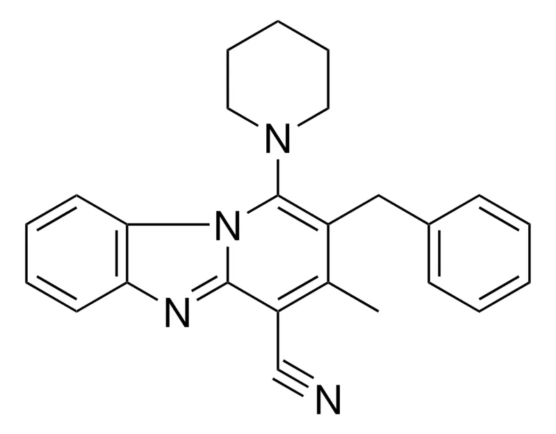 Sigma-Aldrich 2-BENZYL-3-ME-1-PIPERIDIN-1-YL-BENZO(4,5)IMIDAZO(1,2-A)PYRIDINE-4-CARBONITRILE,AldrichCPR