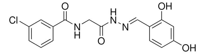 Sigma-Aldrich 3-CHLORO-N-(2-(2-(2,4-DIHYDROXYBENZYLIDENE)HYDRAZINO)-2-OXOETHYL)BENZAMIDE,AldrichCPR