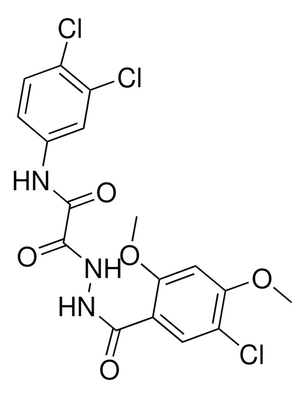 Sigma-Aldrich N-(5-CHLORO-2,4-DIMETHOXYBENZAMIDO)-N'-(3,4-DICHLOROPHENYL)OXAMIDE,AldrichCPR