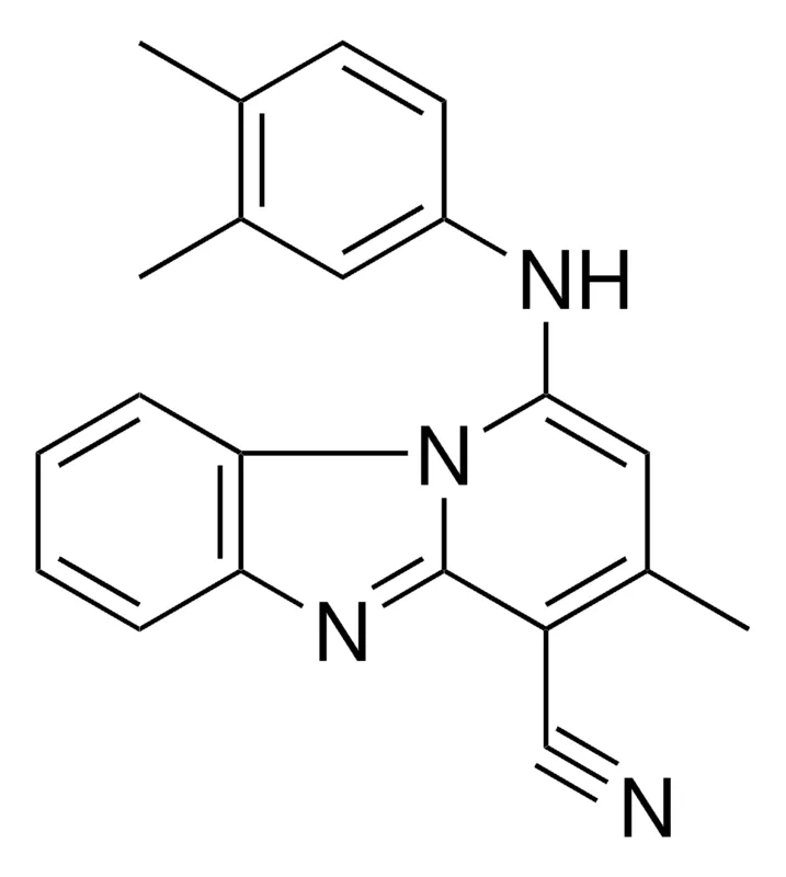 Sigma-Aldrich 1-(3,4-DIMETHYL-PHENYLAMINO)3-ME-BENZO(4,5)IMIDAZO(1,2-A)PYRIDINE-4-CARBONITRILE,AldrichCPR