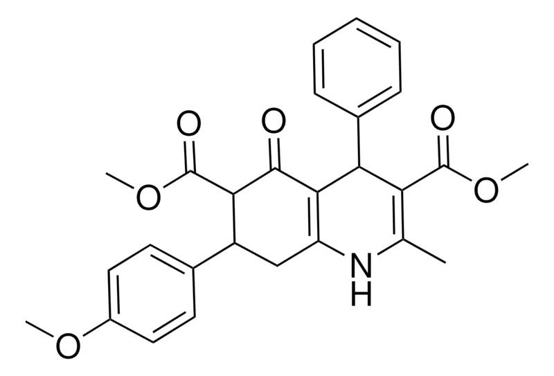 Sigma-Aldrich DIMETHYL 7-(4-METHOXYPHENYL)-2-METHYL-5-OXO-4-PHENYL-1,4,5,6,7,8-HEXAHYDRO-3,6-QUINOLINEDICARBOXYLATE,AldrichCPR
