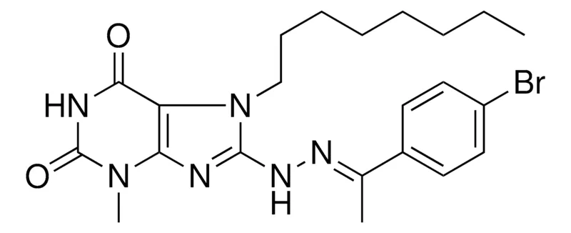 Sigma-Aldrich 8-(N'-(1-(4-BR-PH)-ETHYLIDENE)-HYDRAZINO)-3-ME-7-OCTYL-3,7-2H-PURINE-2,6-DIONE,AldrichCPR