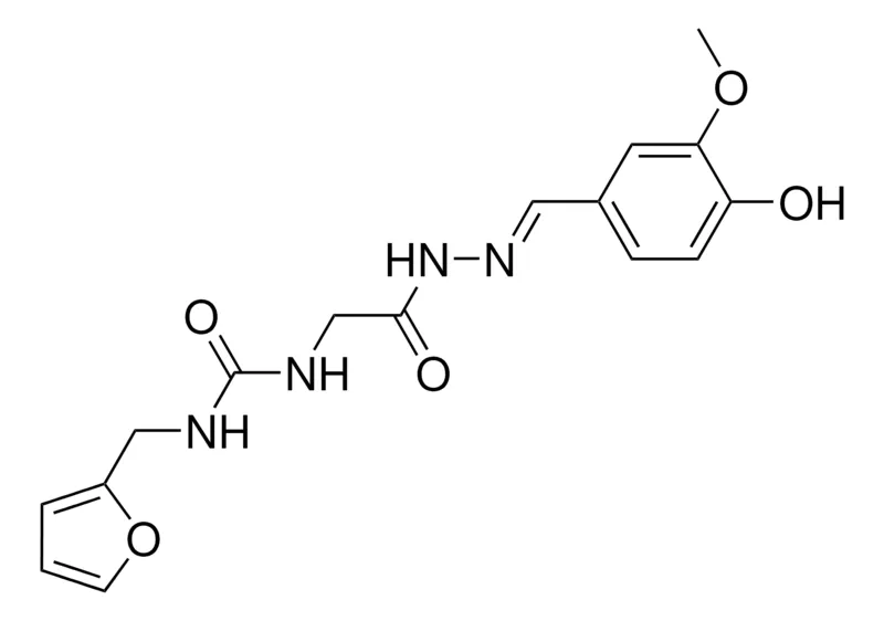 Sigma-Aldrich 2-(FURFURYLUREIDO)ACETIC ACID N2-(4-HYDROXY-3-METHOXYBENZYLIDENE)HYDRAZIDE,AldrichCPR