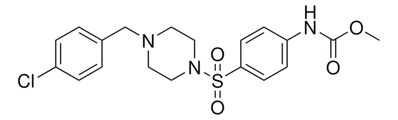 Sigma-Aldrich METHYL 4-((4-(4-CHLOROBENZYL)-1-PIPERAZINYL)SULFONYL)PHENYLCARBAMATE,AldrichCPR