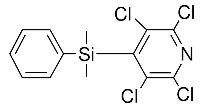 Sigma-Aldrich 4-(DIMETHYLPHENYLSILYL)-2,3,5,6-TETRACHLOROPYRIDINE,AldrichCPR