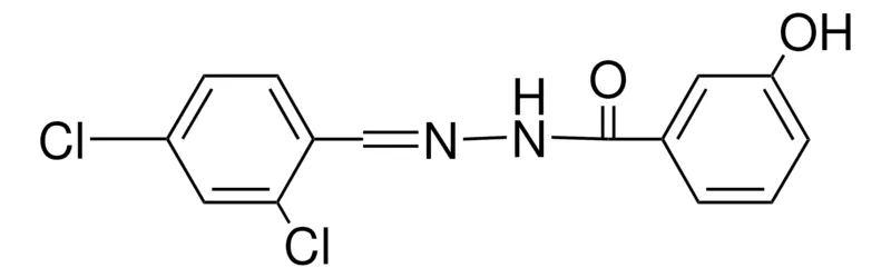 Sigma-Aldrich 3-HYDROXYBENZOIC ACID (2,4-DICHLOROBENZYLIDENE)HYDRAZIDE,AldrichCPR