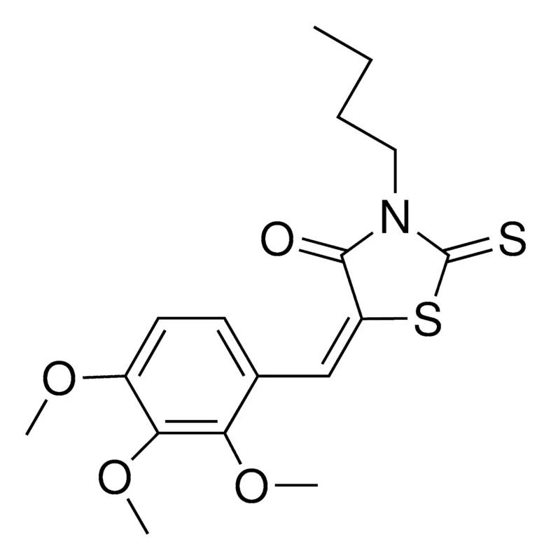 Sigma-Aldrich 3-BUTYL-5-(2,3,4-TRIMETHOXYBENZYLIDENE)RHODANINE,AldrichCPR