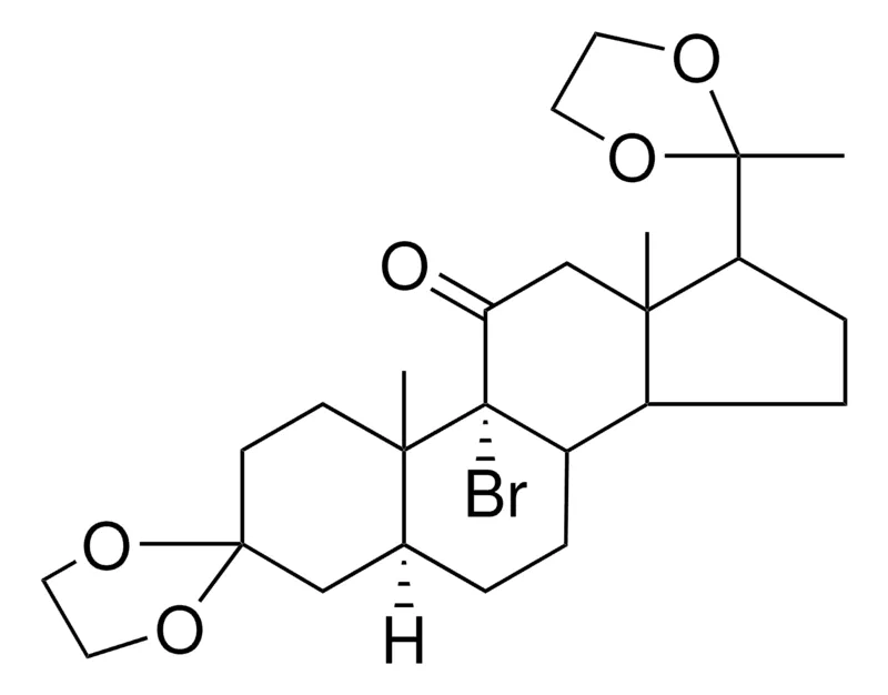 Sigma-Aldrich 3,3:20,20-BIS(ETHYLENEDIOXY)-9-ALPHA-BROMO-5-ALPHA-PREGNAN-11-ONE,AldrichCPR