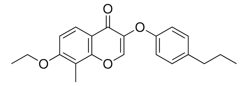 Sigma-Aldrich 7-ETHOXY-8-METHYL-3-(4-PROPYL-PHENOXY)-CHROMEN-4-ONE,AldrichCPR
