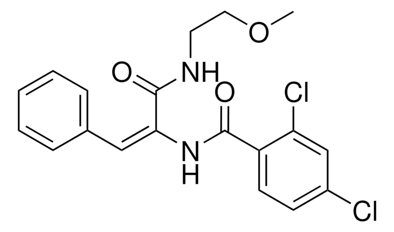 Sigma-Aldrich 2,4-DICHLORO-N-(1-(2-METHOXY-ETHYLCARBAMOYL)-2-PHENYL-VINYL)-BENZAMIDE,AldrichCPR