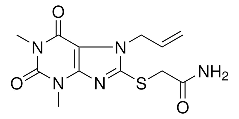 Sigma-Aldrich 2-((7-ALLYL-1,3-DI-ME-2,6-DIOXO-2,3,6,7-TETRAHYDRO-1H-PURIN-8-YL)THIO)ACETAMIDE,AldrichCPR