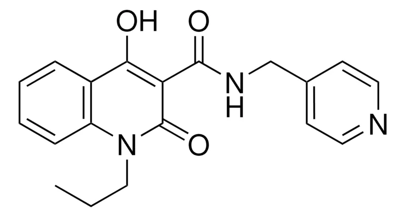 Sigma-Aldrich 4-HO-2-OXO-1-PR-1,2-2H-QUINOLINE-3-CARBOXYLIC ACID (PYRIDIN-4-YLMETHYL)-AMIDE,AldrichCPR