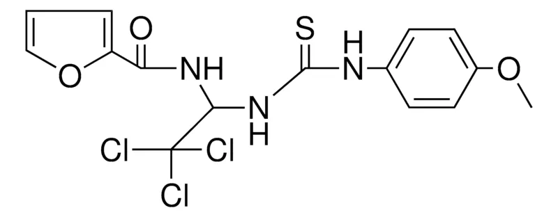 Sigma-Aldrich FURAN-2-CARBOXYLIC ACID (2,2,2-TRICHLORO-1-(3-(4-MEO-PH)-THIOUREIDO)-ET)-AMIDE,AldrichCPR