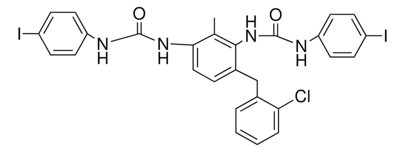 Sigma-Aldrich 1,1'-((2-CHLOROBENZYL)-2-METHYLPHENYLENE)BIS(3-(4-IODOPHENYL)UREA,AldrichCPR