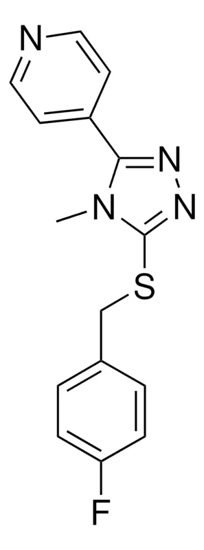 Sigma-Aldrich 4-(5-((4-FLUOROBENZYL)THIO)-4-METHYL-4H-1,2,4-TRIAZOL-3-YL)PYRIDINE,AldrichCPR