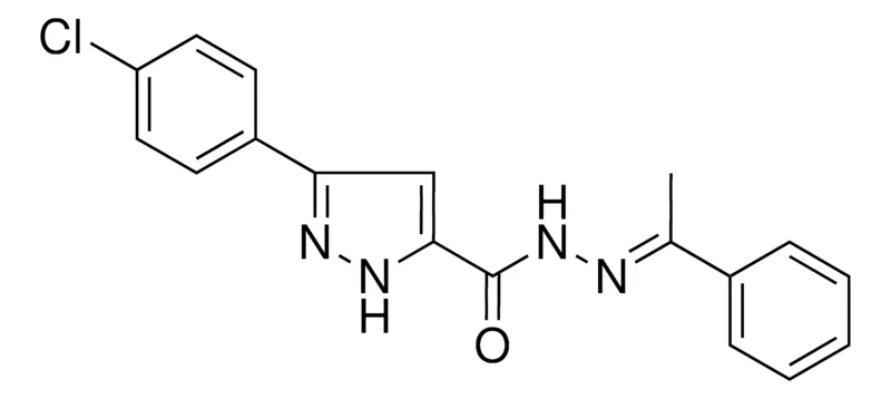 Sigma-Aldrich 5-(4-CL-PHENYL)-2H-PYRAZOLE-3-CARBOXYLIC ACID (1-PHENYL-ETHYLIDENE)-HYDRAZIDE,AldrichCPR