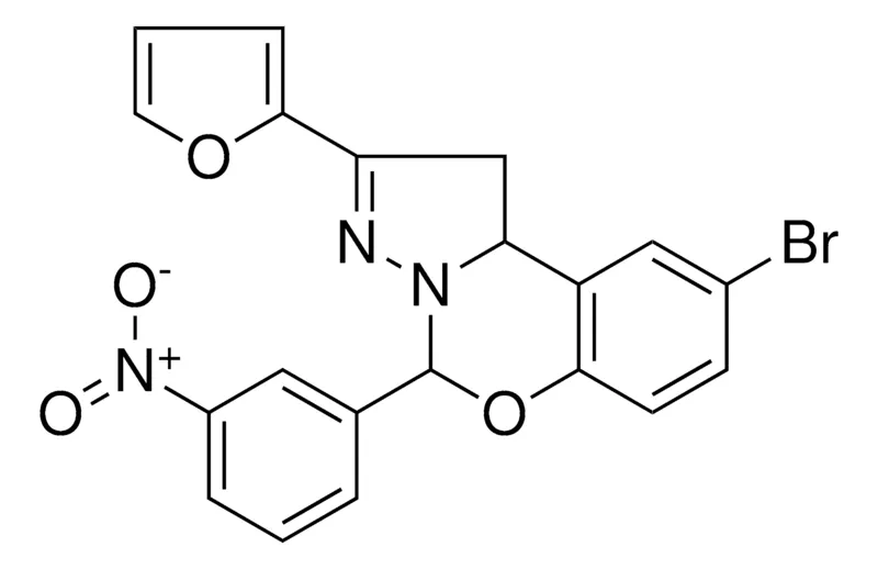 Sigma-Aldrich 8-BR-2-FURAN-2-YL-4(3-NITRO-PH)1,9B-2H-5-OXA-3,3A-DIAZA-CYCLOPENTA(A)NAPHTHALENE,AldrichCPR