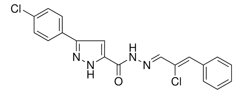 Sigma-Aldrich 5-(4-CL-PH)-2H-PYRAZOLE-3-CARBOXYLIC ACID (2-CL-3-PHENYL-ALLYLIDENE)-HYDRAZIDE,AldrichCPR