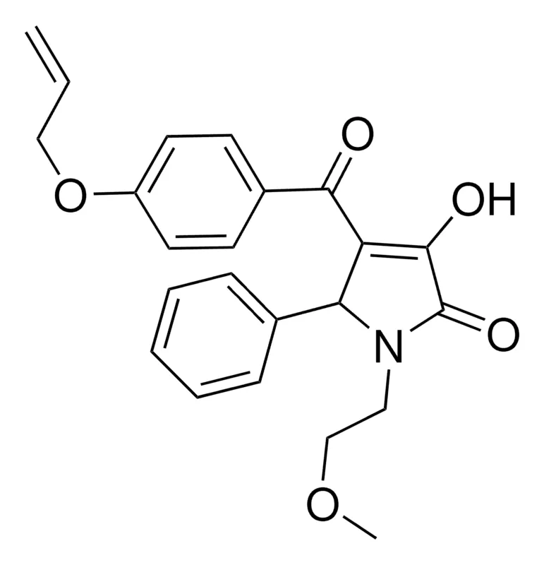 Sigma-Aldrich 4-(4-(ALLYLOXY)BENZOYL)-3-HO-1-(2-METHOXYETHYL)-5-PH-1,5-DIHYDRO-2H-PYRROL-2-ONE,AldrichCPR