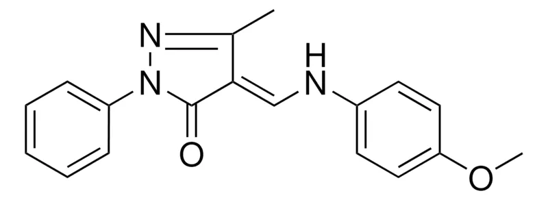 Sigma-Aldrich 4-((4-MEO-PHENYLAMINO)-METHYLENE)-5-METHYL-2-PHENYL-2,4-DIHYDRO-PYRAZOL-3-ONE,AldrichCPR