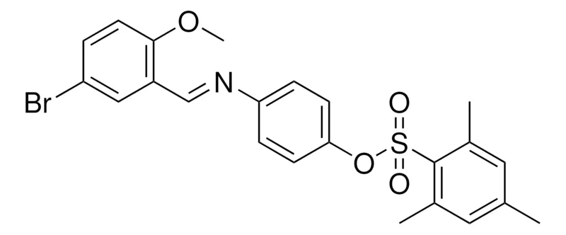 Sigma-Aldrich 2,4,6-TRIMETHYL-BENZENESULFONIC ACID 4-((5-BR-2-MEO-BENZYLIDENE)-AMINO)-PH ESTER，AldrichCPR