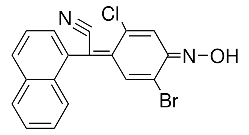 Sigma-Aldrich A-(BROMO-2-CHLORO-4-HYDROXYIMINO-CYCLOHEXADIENYLIDENE)-1-NAPHTHALENEACETONITRILE,AldrichCPR