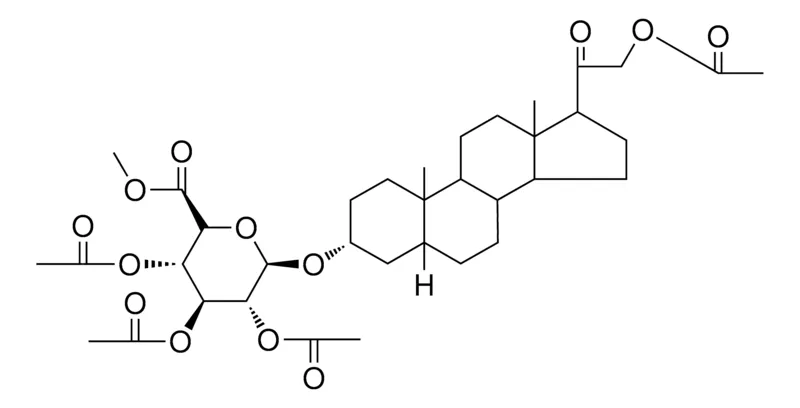 Sigma-Aldrich 20-OXO-5-B-PREGNANE-3-ALPHA-21-ACETATE 3-(BETA-D-GLUCURONIDE-TRIACETATE ME ESTER,AldrichCPR