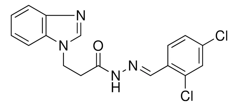 Sigma-Aldrich 3-BENZOIMIDAZOL-1-YL-PROPIONIC ACID (2,4-DICHLORO-BENZYLIDENE)-HYDRAZIDE,AldrichCPR