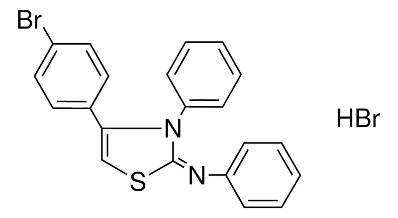 Sigma-Aldrich (4-(4-BR-PH)-3-PH-3H-THIAZOL-2-YLIDENE)-PH-AMINE, HYDROBROMIDE,AldrichCPR