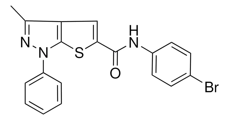 Sigma-Aldrich N-(4-BROMOPHENYL)-3-METHYL-1-PHENYL-1H-THIENO(2,3-C)PYRAZOLE-5-CARBOXAMIDE,AldrichCPR