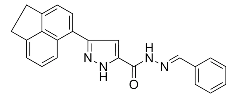 Sigma-Aldrich 5-ACENAPHTHEN-5-YL-2H-PYRAZOLE-3-CARBOXYLIC ACID BENZYLIDENE-HYDRAZIDE,AldrichCPR
