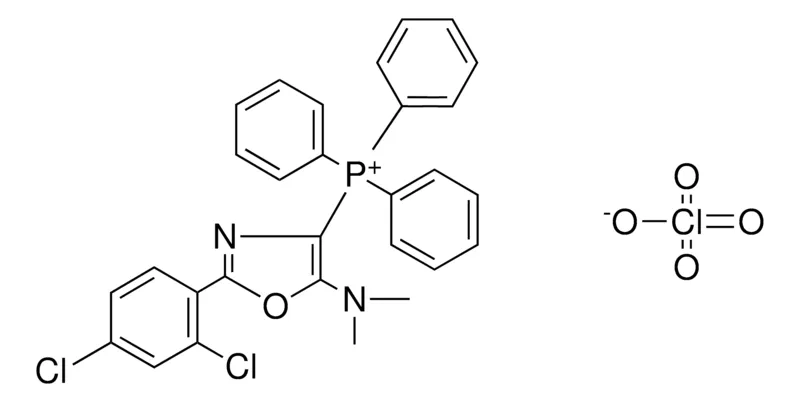 Sigma-Aldrich (2-(DICHLORO-PH)-5-DIMETHYLAMINO-OXAZOL-4-YL)-TRIPHENYL-PHOSPHONIUM, PERCHLORATE，AldrichCPR