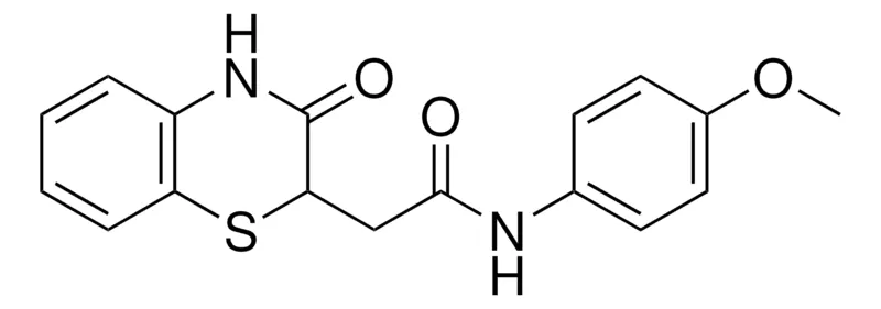 Sigma-Aldrich N-(4-METHOXY-PHENYL)-2-(3-OXO-3,4-DIHYDRO-2H-BENZO(1,4)THIAZIN-2-YL)-ACETAMIDE,AldrichCPR