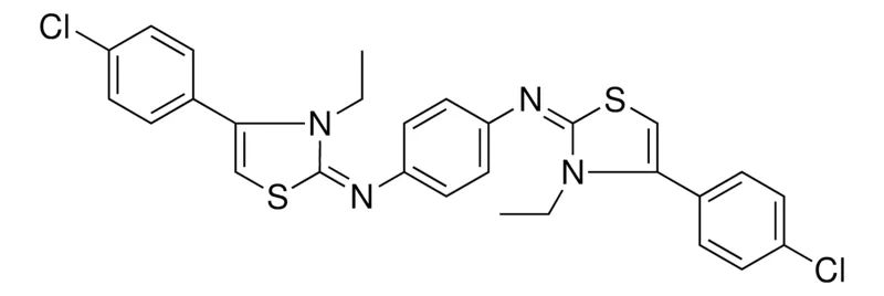 Sigma-Aldrich N,N'-BIS-(4-(4-CHLORO-PHENYL)-3-ETHYL-3H-THIAZOL-2-YLIDENE)-BENZENE-1,4-DIAMINE，AldrichCPR