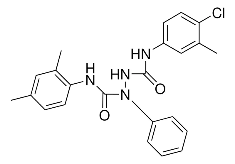 Sigma-Aldrich 4-(4-CHLORO-3-METHYLPHENYL)-1-(2,4-DIMETHYLPHENYLCARBAMOYL)-1-PHENYLSEMICARBAZID,AldrichCPR
